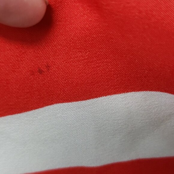 VTG Vera Neumann 21" Square Scarf Great Condition Patriotic Red White Blue Swirl - Picture 4 of 5